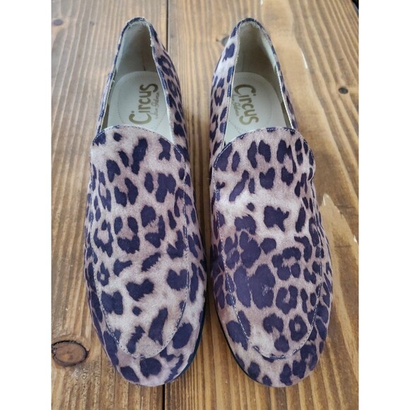 Circus by Sam Edelman Shoes - Sam Edelman Circus Leopard Loafers Shoes Slip Ons Size 8.5